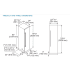 Thermador Freedom® Collection TFL23IR905 - Dimensions