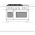 Cafe Professional Series C2Y486P2TS1 - 48" Dual-Fuel Commercial-Style Range with 6 Burners and Griddle