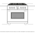 Cafe Professional Series CGY366P2TS1 - 36" Smart All-Gas Commercial-Style Range with 6 Burners (Natural Gas)