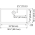Franke PS2X11033 - 33 Inch Stainless Steel Undermount Single Bowl Kitchen Sink