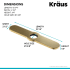 Kraus DP03BB - Dimensions