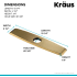 Kraus DP02BB - Dimensions