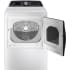GE Profile PTD70EBSTWS - 27 Inch Smart Electric Dryer Open View