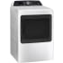 GE Profile PTD70GBSTWS - 27 Inch Gas Smart Dryer Left Angle