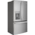 GE Profile PFE28KYNFS - GE Profile Series 36 Inch French Door Refrigerator Angled View
