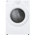 LG DLE3420W - 27 Inch Front Load Washer with 7.4 Cu. Ft. Capacity