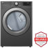 LG DLE3470M - 27 Inch Electric Dryer with 7.4 Cu. Ft. Capacity