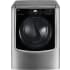 LG TurboSteam Series DLEX9000V - Graphite Steel Front View