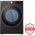LG DLGX4001B - 27 Inch Gas Smart Dryer with 7.4 Cu. Ft. Capacity