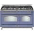 LOFRA Dolcevita RLOD60MMG800 - Dolcevita 60 Inch Lavender Duel-Fuel Range with Brass Trim