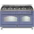 LOFRA Dolcevita RLCD60MMG800 - Dolcevita 60 Inch Lavender Duel-Fuel Range with Chrome Trim