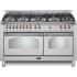 LOFRA Dolcevita RXCD60MMG800 - Dolcevita 60 Inch Stainless Steel Duel-Fuel Range with Chrome Trim