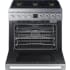 Dacor Transitional DOP36T86DLS - 36 Inch Freestanding Gas Smart Range in Opened View