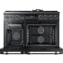 Dacor Contemporary DOP48C96DLM - 48 Inch Freestanding Dual Fuel Smart Range with 6 Sealed Burners in Oven Opened View