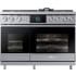 Dacor Contemporary DOP48C96DLS - 48 Inch Freestanding Dual Fuel Smart Range with 6 Sealed Burners in Front View