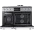 Dacor Contemporary DOP48C96DLS - 48 Inch Freestanding Dual Fuel Smart Range with 6 Sealed Burners in Opened View