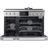 Dacor Transitional DOP48T963DS - 48 Inch Freestanding Dual Fuel Smart Steam Range in Opened View