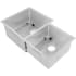 ZLINE SRDR32S - Jackson 32 Inch Undermount Double Bowl Stainless Steel Kitchen Sink Angle