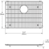 Elkay EBG1914 - Elkay Bottom Grid