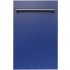 ZLINE DWBM18 - 18 Inch Top Control Dishwasher in Blue Matte with Stainless Steel Tub and Traditional Style Handle