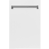 ZLINE DWWM18 - 18 Inch Top Control Dishwasher in White Matte with Traditional Style Handle