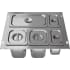 Zephyr PRESRV DRPAN241S - 11-piece Stainless Steel Drawer Pan Kit