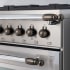Bertazzoni Heritage Series DSHERTKHSB - Black Nickel Décor Set for Range and Hood