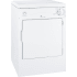 GE Spacemaker DSKP333ECWW - 24 Inch Electric Dryer Angle View