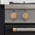 Bertazzoni Master Collezione Metalli DSMASGKSG - Master Series - Collezione Metalli - Gas Knob Décor Set - 10 Knobs in Gold