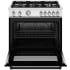Bertazzoni Master Series MAS365DFMNEV - 36 Inch Freestanding Dual Fuel Range with 5 Sealed Burners