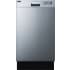 Summit DW18SS4ADA - 18 Inch Full Console Dishwasher
