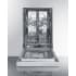 Summit DW18SS4 - 18 Inch Full Console Built In Dishwasher