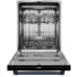 Thor Kitchen Gordon Ramsay Collection DW24X8BA00BLU - 24 Inch Dishwasher Matte Black/Navy Blue in Opened View