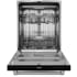 Thor Kitchen Gordon Ramsay Collection DW24X8BA00SS - 24 Inch Dishwasher Stainless Matte Black/Stainless Steel in Opened View