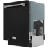 Thor Kitchen Gordon Ramsay Collection DW24X8BA00SS - 24 Inch Dishwasher Stainless Matte Black/Stainless Steel in Angled View
