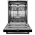 Thor Kitchen Gordon Ramsay Collection DW24X8BA99BLK - 24 Inch Dishwasher Stainless Steel/Black in Opened View