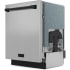 Thor Kitchen Gordon Ramsay Collection DW24X8BA99BLK - 24 Inch Dishwasher Stainless Steel/Black in Angled View