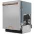 Thor Kitchen Gordon Ramsay Collection DW24X8BA99BRZ - 24 Inch Dishwasher Stainless Steel/Bronze in Angled View