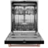 Thor Kitchen Gordon Ramsay Collection DW24X8BA99RSG - 4 Inch Dishwasher Stainless Steel/Rose Gold in Opened View