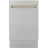 ZLINE Autograph Edition DWVZ30418CB - Autograph Edition 18" Compact 3rd Rack Top Control Dishwasher