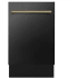 ZLINE Autograph Edition DWVZBS18CB - Autograph Edition 18" Compact 3rd Rack Top Control Dishwasher