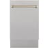 ZLINE Autograph Edition DWVZSN18CB - Autograph Edition 18" Compact 3rd Rack Top Control Dishwasher