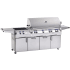 Fire Magic Echelon Diamond Series E1060S8LAN51 - Echelon Diamond E1060s 48-inch Cabinet Cart Grill with Power Burner (Analog) - Infrared "L" Burner