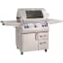 Fire Magic Echelon Diamond Series E660S8LAP62W - Fire Magic Echelon Diamond E660s 30-inch Portable Grill with Single Side Burner (Analog) - Optional Magic View Window Shown