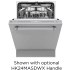 Bertazzoni DW24T3IXT - 24 Inch Fully Integrated Built-In Dishwasher with 16 Place Setting Capacity