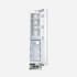 Elica Dolomite EC18SLA08IPRR - Dolomite 18" Built-In / Panel Ready Freezer Column