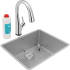 Elkay Crosstown Collection ECTRU21179TFLC - Single Bowl Undermount Kitchen Sink Kit with Filtered Faucet
