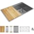Elkay Crosstown Collection ECTRU27169RW - Elkay Crosstown 18 Gauge Workstation Stainless Steel Single Bowl Undermount Kitchen Sink Kit