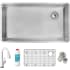 Elkay Crosstown Collection ECTRU30179RTFLC - Elkay Crosstown® 18 Gauge Stainless Steel Single Bowl Undermount Sink Kit with Filtered Faucet