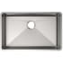 Elkay Crosstown Collection ECTRUAD281755 - Elkay Crosstown 18 Gauge Stainless Steel 29-1/2" Single Bowl Undermount Sink with 3 1/2 Inch Drain Opening